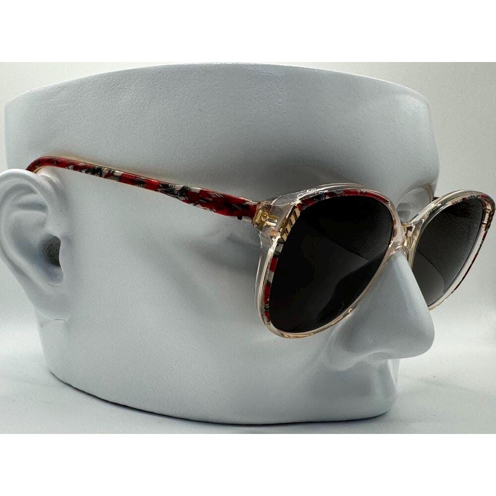 True Vintage Oversize Sunglasses | NOS | Plastic Style Grey Lens Oleg Cassini
